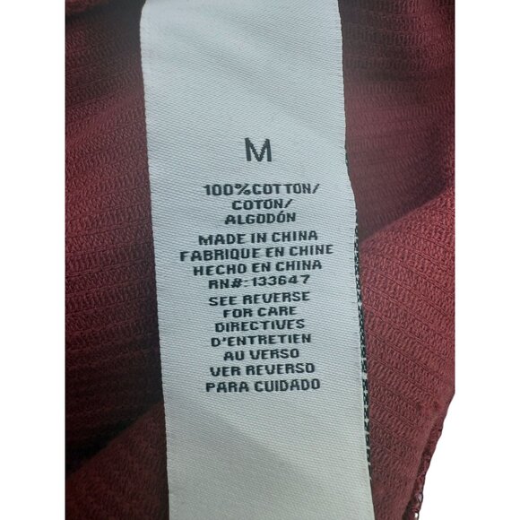 Regeneration By Celebrity Pink Corduroy Button-Down Pinafore Dress M Red Adjusta - Picture 6 of 6